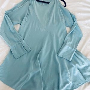 Free People Long Sleeve Dress w/ Shoulder Cutouts